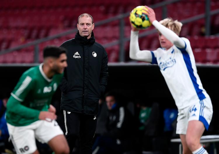 Jess Thorup fik en sejr i sin første FCK-kamp, men det holdt hårdt.  Foto: Lars Poulsen