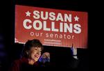 Den republikanske senator Susan Collins trodsede meningsmålinger og blev genvalgt i Maine. Foto: Elizabeth Frantz/Ritzau Scanpix