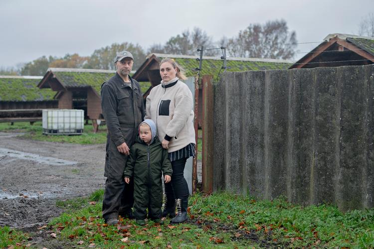Claus Vestmark har svært ved at holde ud, at han skal vente med at aflive sine mink, indtil Fødevarestyrelsen har mulighed for at have en kontrollør til stede. Det er der en mistillid i, som går ham på, fortæller hans kone, Stine Lund Vestmark. Foto: Cathrine Kjærø Ulf Ertmann