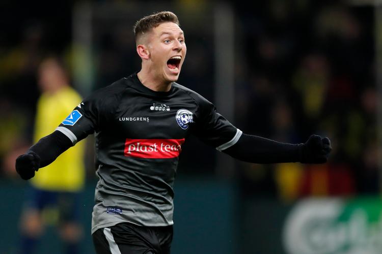 Vendsyssel FF og  Mikkel Wohlgemuth  skulle søndag have mødt Esbjerg, men den kamp er udsat mindst fire uger.  Foto: Jens Dresling/POLFOTO