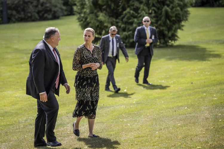     Den amerikanske udenrigsminister Mike Pompeo besøgte Danmark. Nu skifter regeringsmagten i USA. (arkiv) Foto: Jens Hartmann Schmidt/POLFOTO