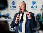 Mart Helme fra Estlands Konservative Folkeparti, EKRE, har aldrig lagt skjul på, at han er Trump-tilhænger. Søndag fremsatte han et verbalt angreb på Joe Biden, og det blev dyrt.  Foto: Tanel Meos/Ritzau Scanpix