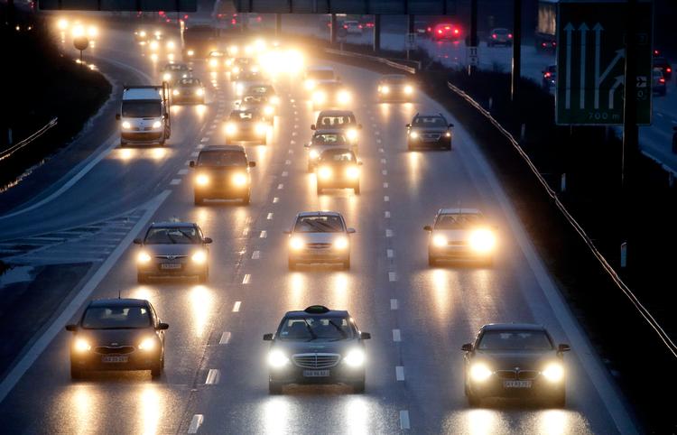 Flere biler er involveret i uheld på Holbækmotorvejen, som skaber forsinkelse i retning mod København. Arkivfoto Foto: Jens Dresling/POLFOTO