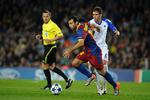   Javier Mascherano har slidt mange græstæpper op i løbet af sin lange karriere. Her er han i aktion for FC Barcelona i en Champions League-kamp mod FC København. Foto: Martin Slottemo Lyngstad/POLFOTO