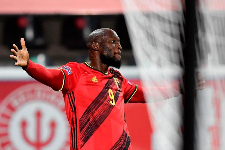 Romelu Lukaku udgjorde den store forskel på Belgien og Danmark. Foto: John Thys/Ritzau Scanpix
