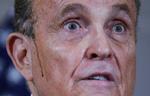 Præsident Trumps personlige advokat, den tidligere borgmester af New York, Rudy Giuliani, der stod i spidsen for det forfejlede forsøg på at bevise valgsnyd i dusinvis af retssale efter præsidentvalget.  Foto: Jonathan Ernst/Ritzau Scanpix