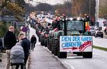 Landmænd demonstrerede i sidste weekend i Aalborg. for at vise deres utilfredshed med regeringens håndtering af minksagen. I den kommende weekend er turen kommet til  København og Aarhus. Foto: Henning Bagger/Ritzau Scanpix