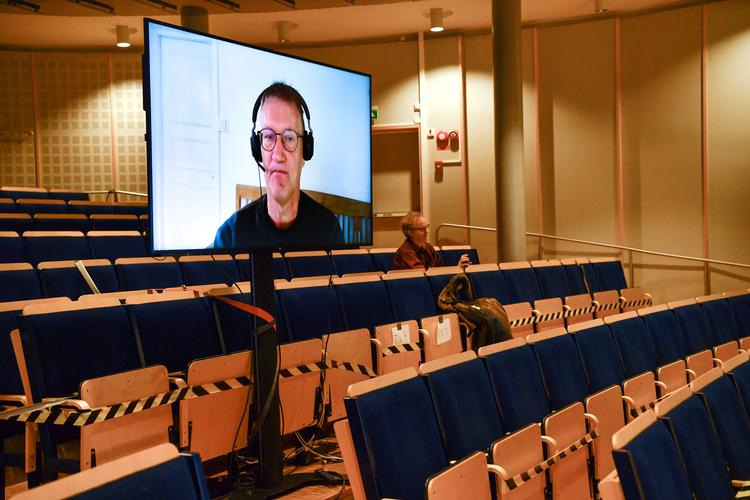 Den svenske statsepidemiolog Anders Tegnell under tidligere pressemøde om coronasituationen.  Foto: Tt News Agency/Ritzau Scanpix