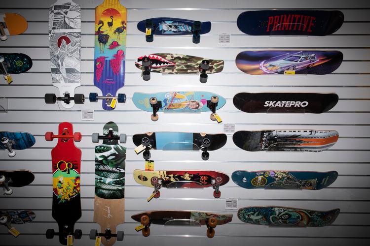 Flere af de virksomheder, som sender mange pakker til udlandet har som Skatepro specialiseret sig på et afgrænset felt. Foto: Mads Frost/Mads Frost