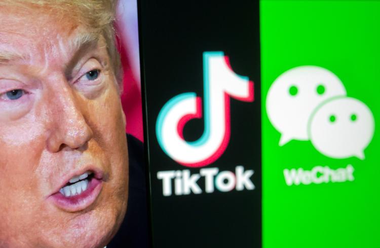 Donald Trump har udtrykt stor bekymring for, at appen TikTok kan sætte den nationale sikkerhed i fare.  Foto: Dado Ruvic/Ritzau Scanpix