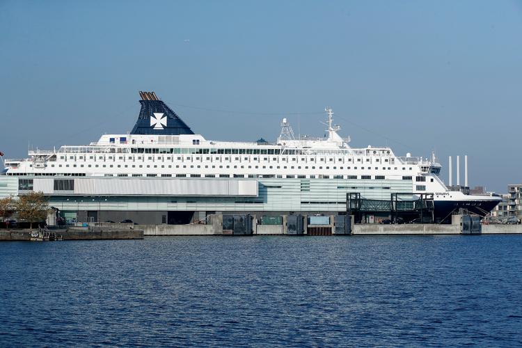 De fleste kender Oslobådene, der sejler frem og tilbage mellem København og Oslo. Nu skal der udvikles et nyt skib til ruten, der skal sejle på brint. Foto: Jens Dresling/POLFOTO