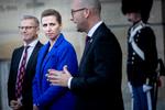   En ny måling viser, at danskernes tillid til regeringens coronahåndtering er den hidtil laveste målt. Her præsenteres de nye ministre på Amalienborgslotsplads, efter at Mogens Jensen måtte gå af som fødevare- og ligestillingsminister.  Foto: Mads Nissen/POLFOTO