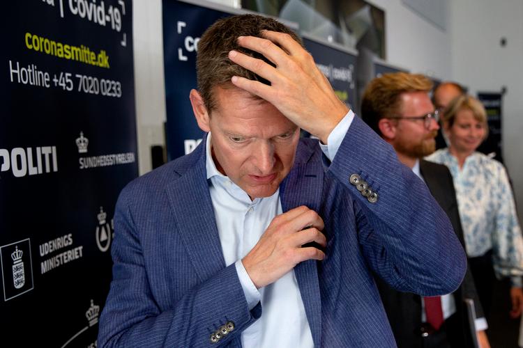 Husk lige mundbindet, Søren! Foto: Finn Frandsen/POLFOTO