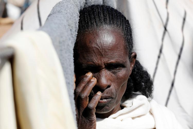 Flygtningelejren Um Rakuba huser flygtninge fra 
 regionen Tigray, der er slemt plaget af uro, som er gået hårdt ud over de civile. Foto: Baz Ratner/Ritzau Scanpix