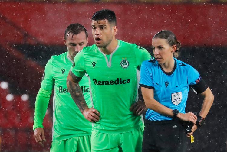  I sidste uge dømte  Stephanie Frappart Europa League-kampen Granada-Omonia Nicosia. Foto: Jon Nazca/Ritzau Scanpix