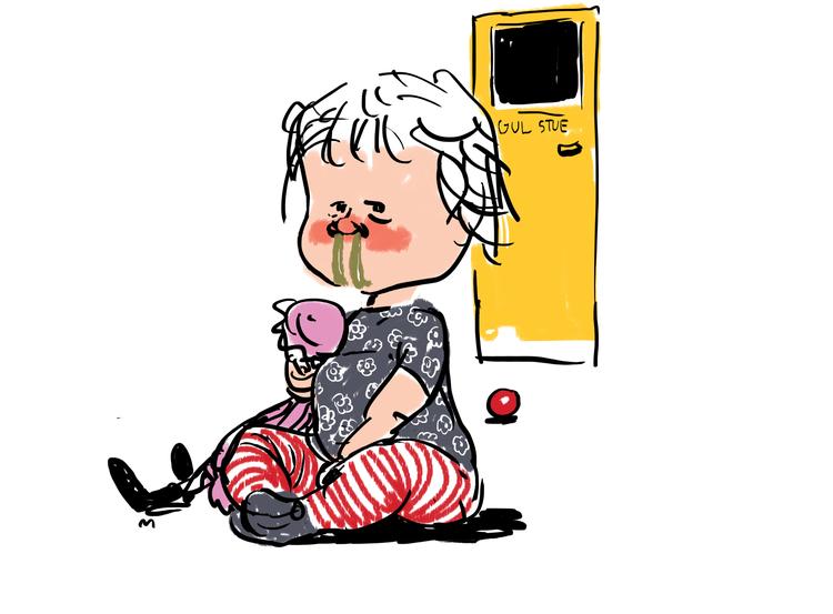 Arkivtegning Mette Dreyer
