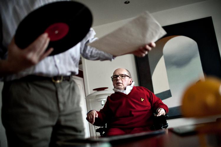 Evald Krog, her fotograferet til et stort interview op til 40 års jubilæet for fonden og dens mange aktiviteter. Arkivfoto Joachim Adrian