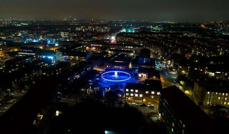'Lysringen' skal være lysende vartegn for Nordvest. Foto: Københavns Kommune