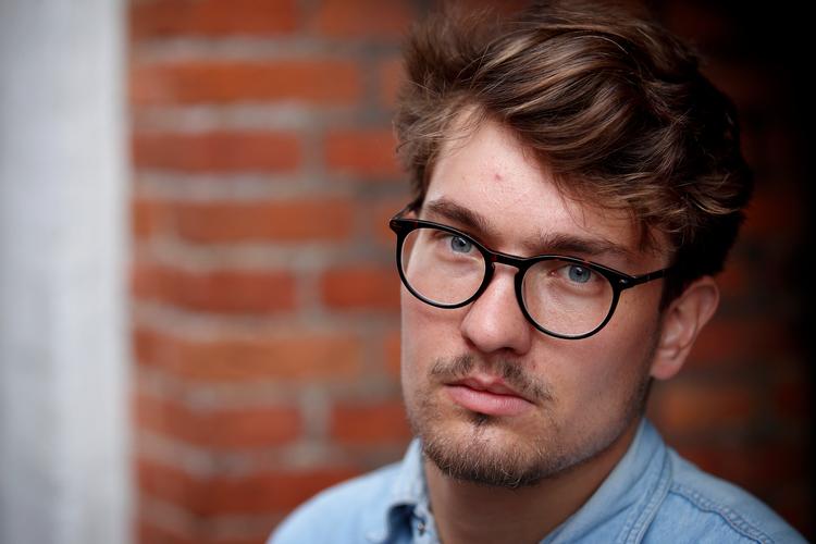 Johan Hedegaard Jørgensen er formand for Danske Studerendes Fællesråd. Han mener, at regeringens støtte af studerende under coronapandemien har været mangelfuld. Foto: Jens Dresling/POLFOTO