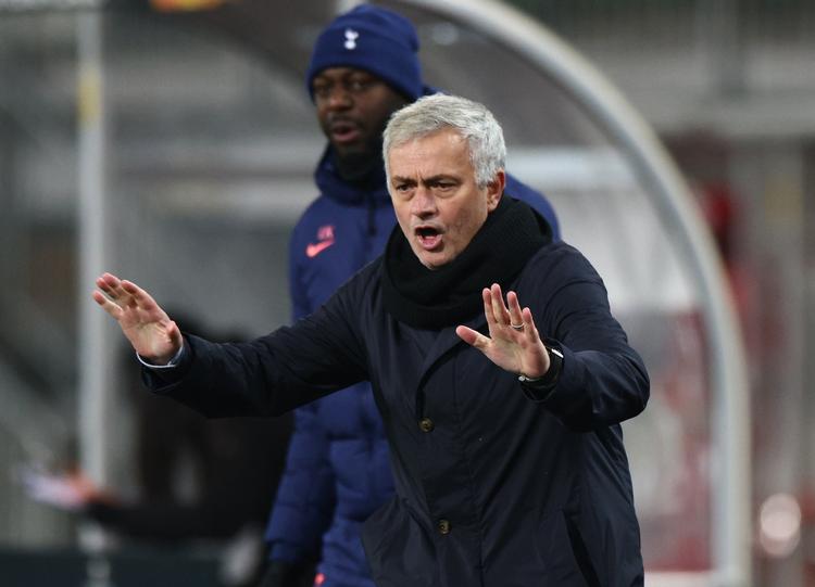 Tottenham-manager José Mourinho er ikke tilfreds med alle sine spilleres indstilling i Europa League. Foto: Lisi Niesner/Ritzau Scanpix