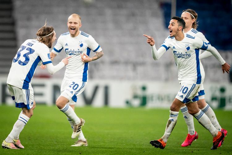 Der var godt humør hos FCK søndag aften, men problemerne er ikke løst endnu. Foto: Mads Claus Rasmussen/Ritzau Scanpix