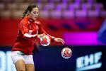 Louise Burgaard spiller til dagligt i den franske klub Metz, og har et indgående kendskab til dagens modstander. Foto: Jens Dresling/POLFOTO