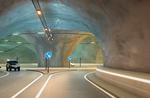 Den nye tunnel, som forbinder byerne Torshavn, Runavik og Strendur, har kostet 1,3 milliarder kroner. Pr-foto Estunlar.fo