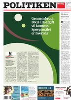 A_forside_On Politiken 09-12-2020 Lands 1udg