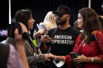 STØTTE. Formand for gruppen Proud Boys Enrique Tarrio til patriotisk festival i Florida. Han har stolt udtalt at gruppen er »semivoldelige« og står præsident Trump bi. Arkivfoto Johannes Skov Andersen Pol