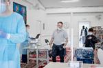 Der er blevet foretaget coronatest i blandt andet moskeer på Vestegnen. Her i Ishøj. Foto: Valdemar Ren/POLFOTO