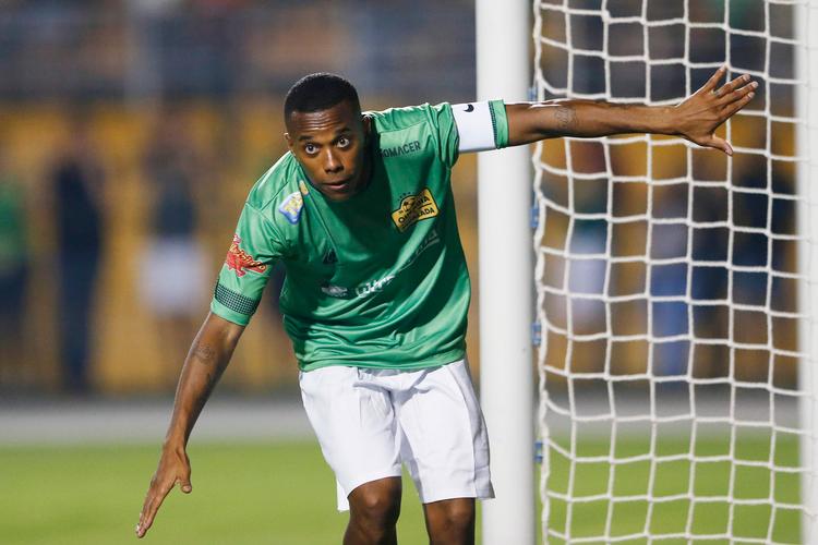 Brasilianske Robson de Souza, kaldet Robinho, har bl.a. spillet 100 landskampe for Brasilien, men hans eftermæle kan blive et meget trist kapitel for fodboldstjernen. Foto: Nelson Antoine/Ritzau Scanpix