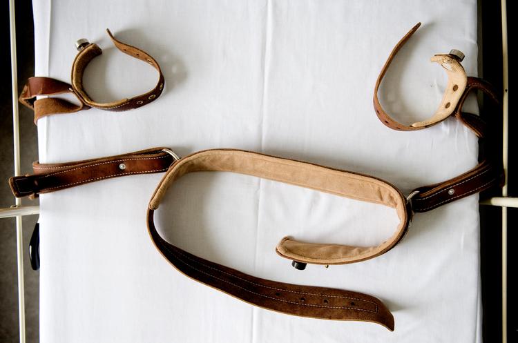 Danmark overtrådte Menneskerettighedskonventionens artikel 3, der forbyder tortur og anden umenneskelig behandling, da en psykiatrisk patient blev bæltefikseret i 23 timer. Dommen får sundhedsministeren til at skærpe reglerne. Arkivfoto.  Foto: Peter Hove Olesen/POLFOTO