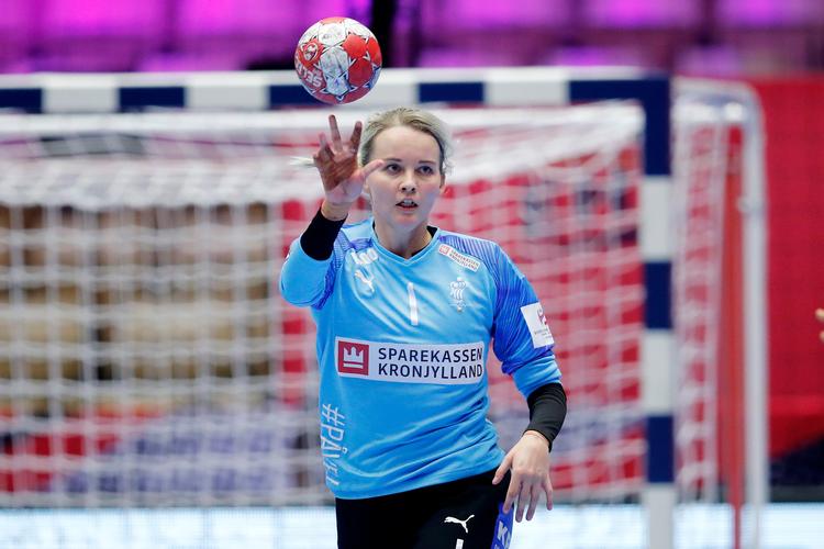  Sandra Tofts stærke spil i det danske mål har været medvirkende til de gode resultater.   Foto: Jens Dresling/POLFOTO