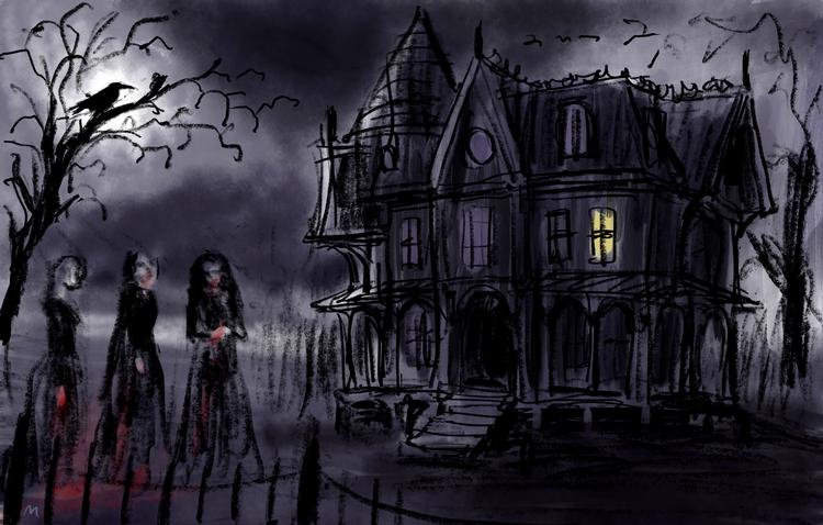 Arkivtegning Mette Dreyer