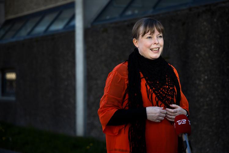 Kirkeminister Joy Mogensen  fremhæver kirkernes særlige coronabegrænsninger, når der tales om smitterisikoen ved julegudstjenesterne. Foto: Jens Hartmann Schmidt/POLFOTO