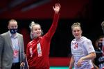    For den danske anfører Sandra Toft er det ufattelig stort at spille på det danske landshold. Og efter 12 år i tjenesten ønsker hun sig brændende en medalje. Foto: Jens Dresling