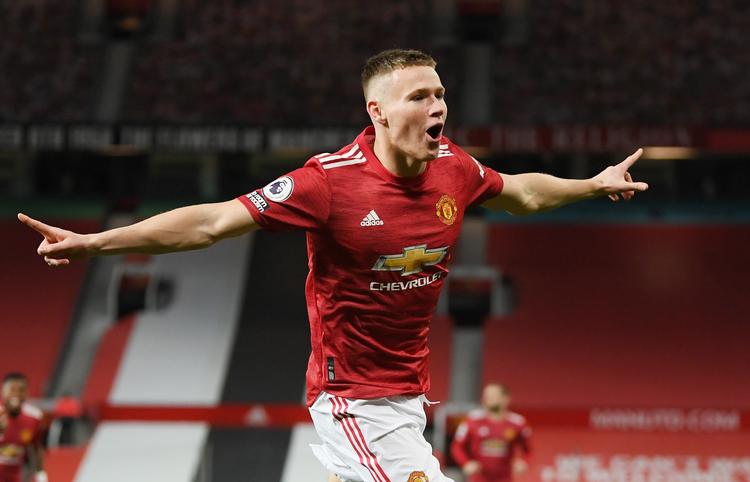 Inden dagens 2 lynmål havde Scott McTominay kun scoret 6 gange i 68 kampe. Foto: Michael Regan/Ritzau Scanpix