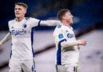 Efter lang tids besvær med at slå igennem er Pep Biel ved at folde sit talent ud i FCK. Søndag scorede spanieren et flot mål mod OB. Foto: Liselotte Sabroe/Ritzau Scanpix