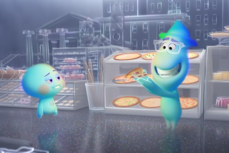 Kan den ufødte sjæl ved navn 22 lære livslyst af jazzpianisten Joe Gardners sjæl, hvis han ikke selv fandt den i livet? Den ny Pixar-film stiller store spørgsmål.  Foto: Disney-Pixar