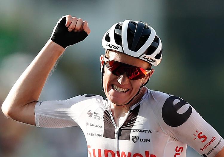 Søren Kragh Andersen sørgede for overvældende dansk jubel med sine præstationer i Tour de France.
 Foto: Benoit Tessier/Ritzau Scanpix