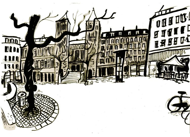 Arkivtegning Claus Nørregaard