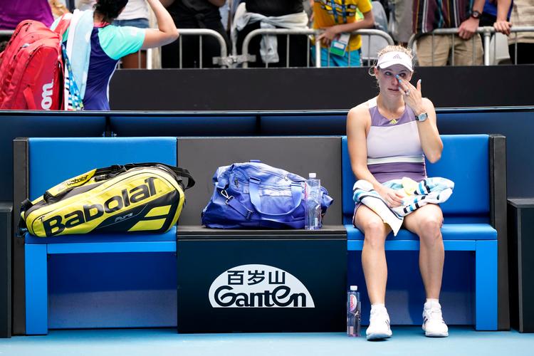 Caroline Wozniackis exit fra Australian Open var en af de begivenheder, der trods alt fandt sted. Foto: Kim Hong-ji/Ritzau Scanpix