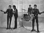 The Beatles - fra venstre mod højre ses Paul McCartney, George Harrison, Ringo Starr og John Lennon.    Foto: /Ritzau Scanpix