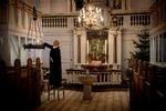 Julegudstjenesterne i år bliver for mange bag skærmen og ikke i kirken Foto: Casper Dalhoff/Casper Dalhoff