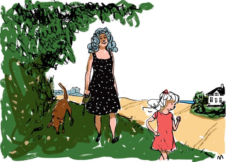 Arkivtegning Mette Dreyer