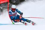 USA's Ryan Cochran-Siegle på vej mod sejren ved Super G-konkurrencen tirsdag i Bormio. Foto: Alessandro Garofalo/Ritzau Scanpix