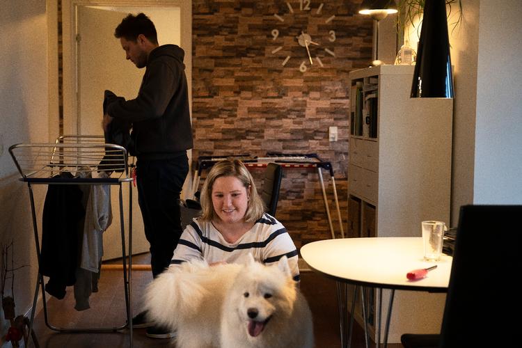 Farmakonomelev Cecilie Steengaard på 28 år bor i Skive, og stemmer personligt på Støjberg, og skulle hun skifte parti, så flytter Cecilie Steengaard sin stemme med. .  Foto: Cathrine Ertmann/Cathrine Ertmann