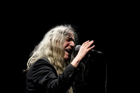 Patti Smith, da hun optrådte på Heartland i 2018. Nu kan hu opleve hende hjemme fra sofaen til en gratis online-koncert, der hylder sygeplejerske og læger.  Foto: Tanja Carstens Lund/RITZAU/SCANPIX