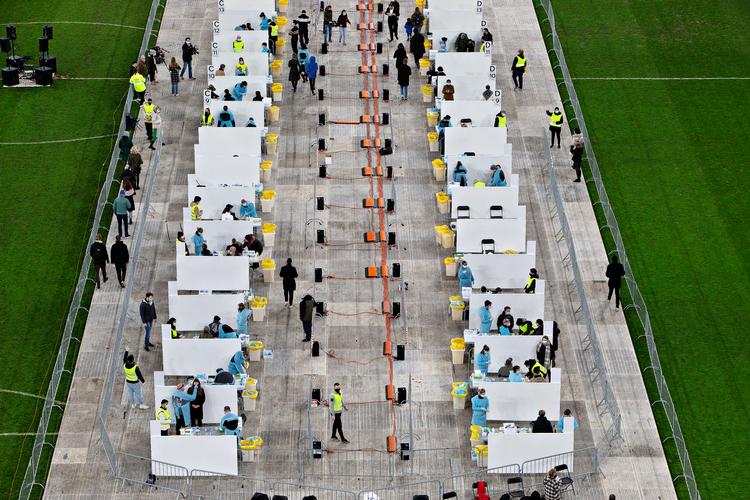 Parken i København er et af de nye steder, hvor man kan få foretaget en lyntest.  Foto: Martin Lehmann