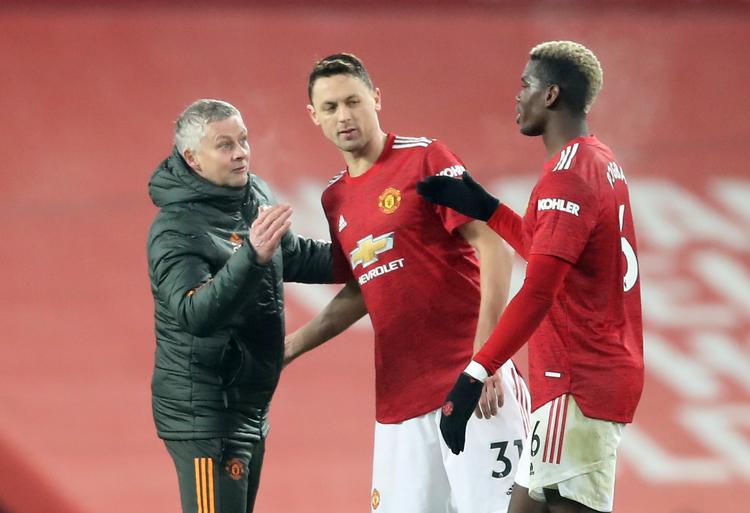 Flere gange har træner Ole Gunnar Solskjær med succes bænket Manchester United-stjernen Paul Pogba, der har en meget åbenmundet agent, som ønsker franskmanden væk fra klubben. Foto: Martin Rickett/Ritzau Scanpix